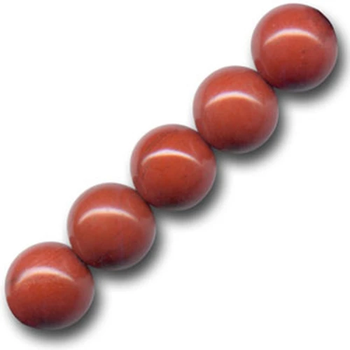 Cuentas Jaspe roja 6 mm x15