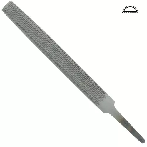 Lima semirredonda 140x11 mm - grano medio - herramientas de joyería x1