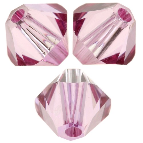 Tupis de cristal PureCrystal 5328 5 mm - Dark Rose x20
