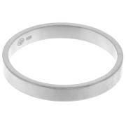 Anillo fino 3 mm - Talla 61 - Plata rodio 925 x1