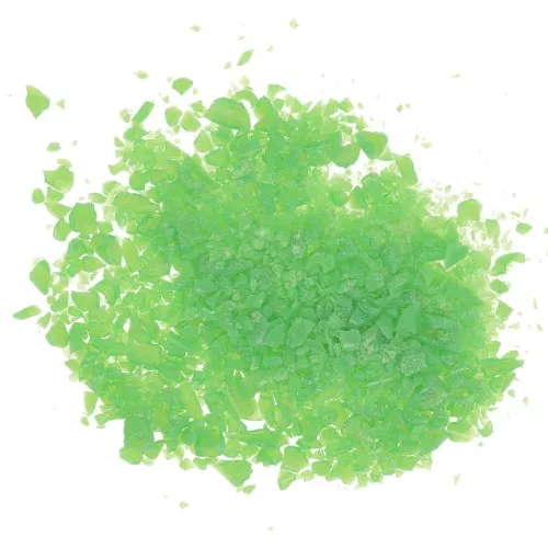 Virutas de perlas de vidrio - para resina - Verde x20g