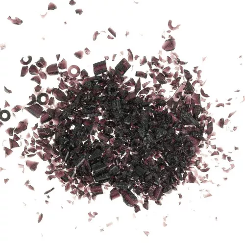 Virutas de perlas de vidrio - para resina - Negro x20g