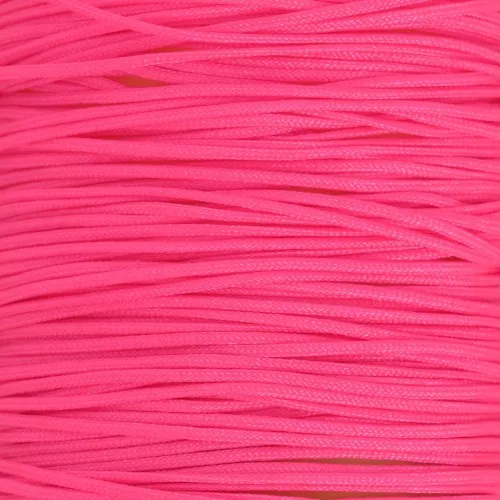 Hilo de jade - Hilo de nailon trenzado de 0,5 mm - Rosa fluorescente x9m