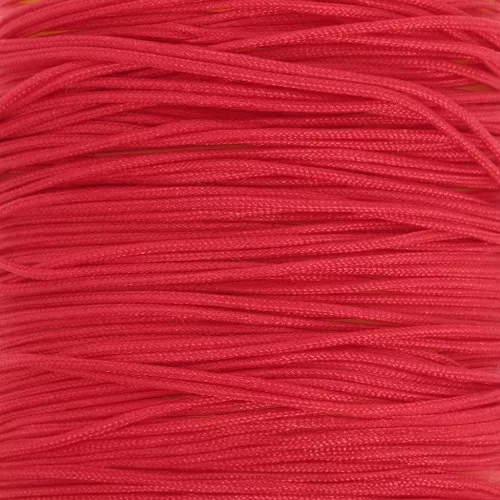 Hilo de jade - Hilo de nailon trenzado 0,5 mm - Rojo x9m