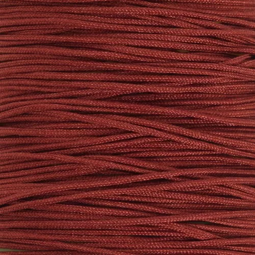 Hilo de jade - Hilo de nailon trenzado de 0,5 mm - Marrón x9m 