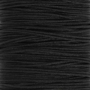 Hilo de nailon trenzado - Hilo de jade de 0,5 mm - Negro, 9 m