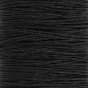 Hilo de nailon trenzado - Hilo de jade de 0,5 mm - Negro, 9 m