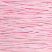 Hilo de jade - Hilo de nailon trenzado de 0,5 mm - Rosa claro x9m 