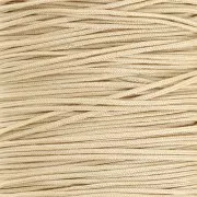 Hilo de jade - Hilo de nailon trenzado de 0,5 mm - Beige x9m 