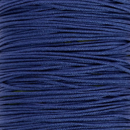 Hilo de jade - Hilo de nailon trenzado de 0,5 mm - Azul jean x9m