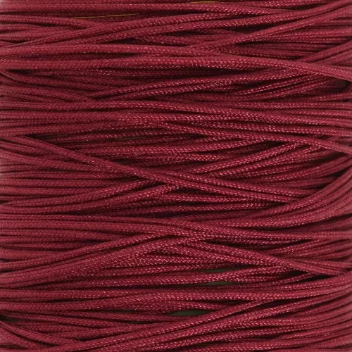 Hilo de jade - Hilo de nailon trenzado 0,5 mm - Burdeos x9m 