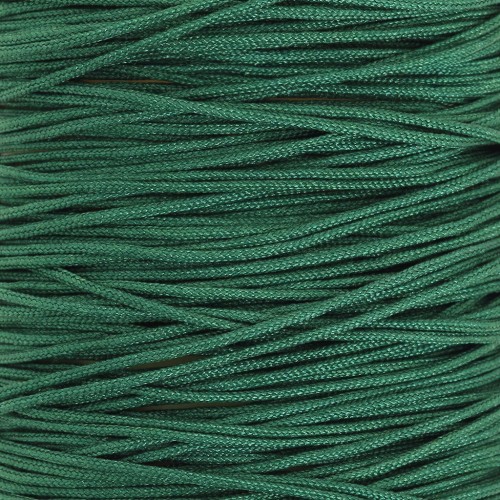 Hilo de jade - Hilo de nailon trenzado de 0,5 mm - Verde oscuro x9m 