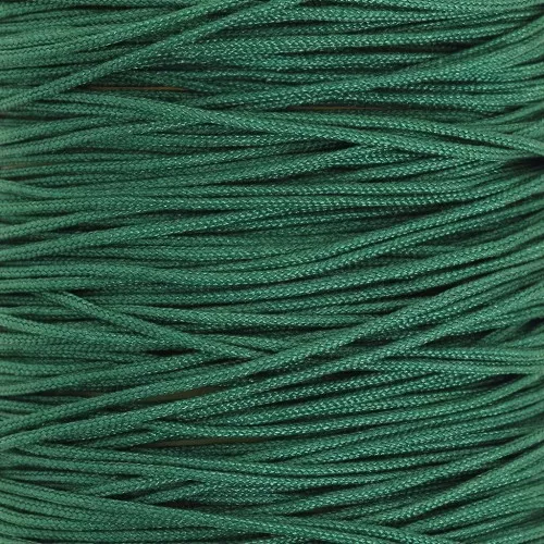 Hilo de jade - Hilo de nailon trenzado de 0,5 mm - Verde oscuro x9m