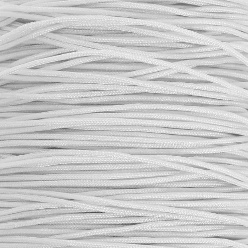 Hilo de jade - Hilo de nailon trenzado de 0,5 mm - Gris claro x9m
