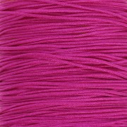 Hilo de jade - Hilo de nailon trenzado de 0,5 mm - Fucsia x9m 
