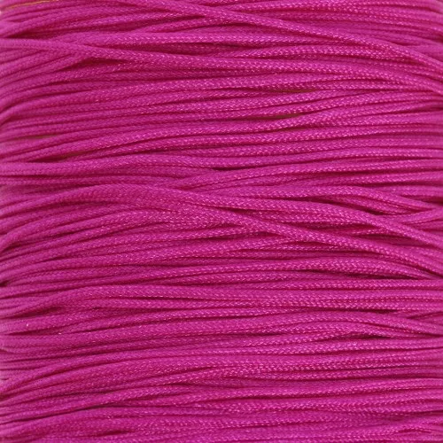 Hilo de jade - Hilo de nailon trenzado de 0,5 mm - Fucsia x9m