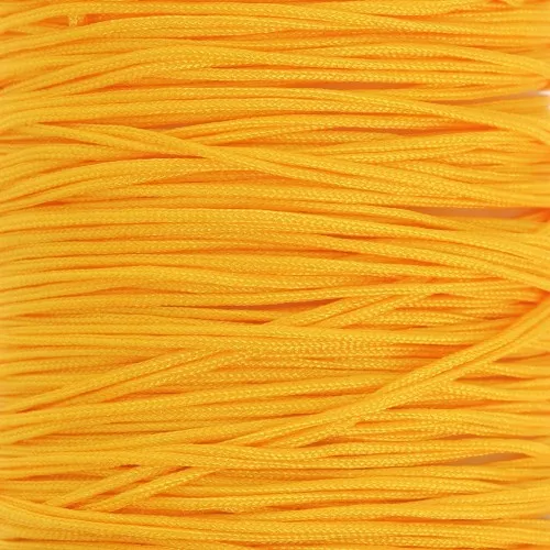 Hilo de jade - Hilo de nailon trenzado de 0,5 mm - Azafrán x9m 