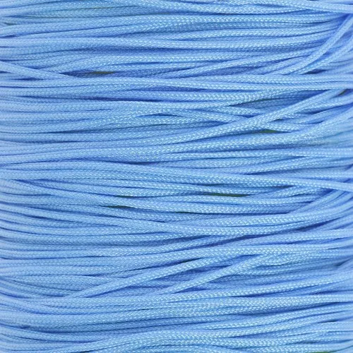 Hilo de jade - Hilo de nailon trenzado de 0,5 mm - Azul claro x9m
