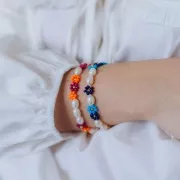 Perlas de agua dulce grano de arroz - 8x6 mm - Grado A Blanco x15