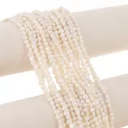 Perlas barrocas irregulares de agua dulce 5 mm - Grado AA Blanco x10