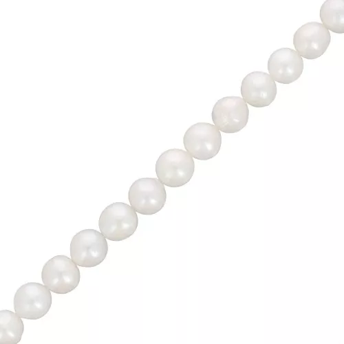 Perlas Edison de agua dulce de 10 mm - Grado AA Blancas x4