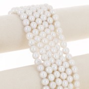 Perlas Edison de agua dulce de 10 mm - Grado AA Blancas x4