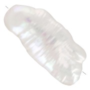 Biwa Perla Irregular de Agua Dulce 17 mm a 20 mm - Grado AA Blanca x1