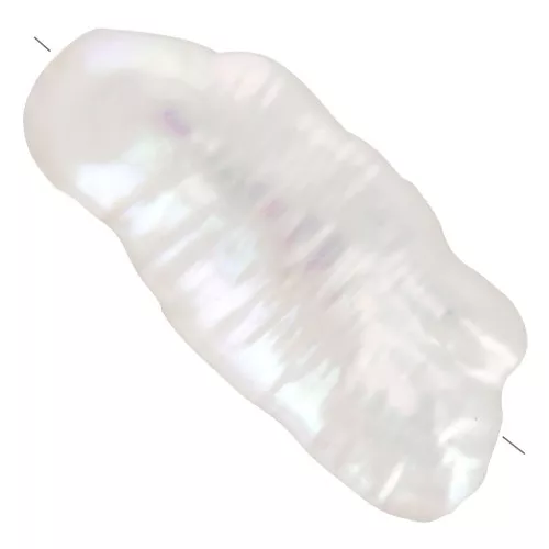 Biwa Perla Irregular de Agua Dulce 17 mm a 20 mm - Grado AA Blanca x1