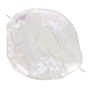 Perla de Agua Dulce Irregular - Paleta Redonda 17 mm - Grado AA- Blanca x1|raw }}