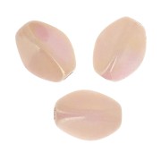 Pinch Beads 5x3 mm Opaque Rose Ceramic Look x50|raw }}