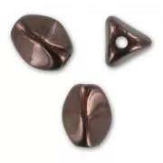 Pinch Beads 5x3 mm Dark Bronze x50