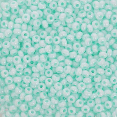 Cuentas Rocalla Preciosa 11/0 de 2 mm - Terra Pearl - Mint Shine x20 g