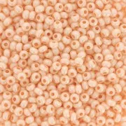Cuentas de Rocalla Preciosa 11/0 de 2 mm - Terra Pearl - Baby Skin Luster x20 g