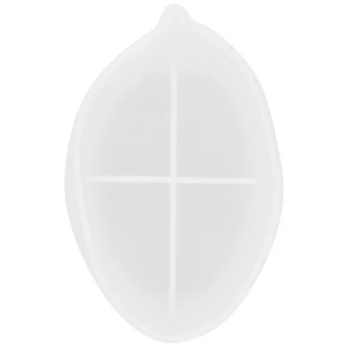 Molde de silicona para taza en forma de hoja 15x10 cm x1