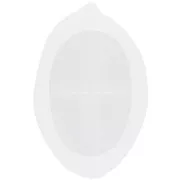 Molde de silicona para taza en forma de hoja 15x10 cm x1