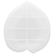 Molde de silicona para taza en forma de hoja 16x14 cm x1