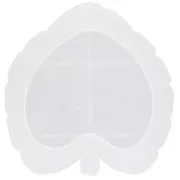 Molde de silicona en forma de hoja de filodendro 16x15cm x1