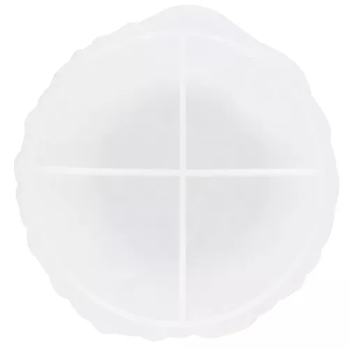 Molde de silicona para taza en forma de hoja 12x11,5 cm x1