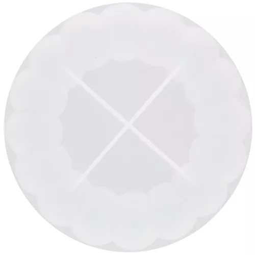 Molde de silicona para posavasos de flores de 13 cm x1