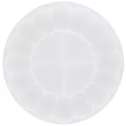 Molde de silicona para posavasos de flores de 13 cm x1