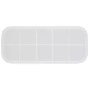 Molde de silicona para bandeja rectangular con manos 27x12 cm x1