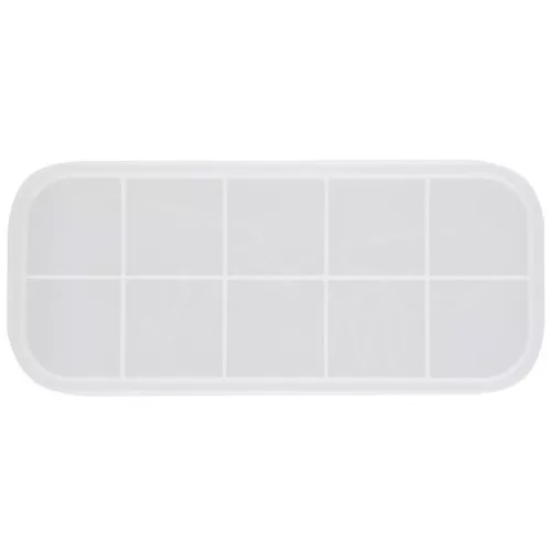 Molde de silicona para bandeja rectangular con manos 27x12 cm x1
