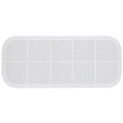Molde de silicona para bandeja rectangular con manos 27x12 cm x1
