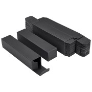 Joyero de cartón 14x3x3 cm - Negro x1