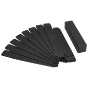 Joyero de cartón 14x3x3 cm - Negro x1