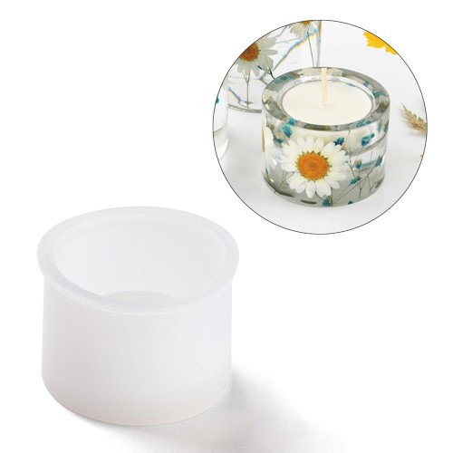 Molde de silicona para portavelas redondo 5,5 cm x1