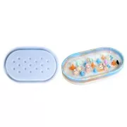 Molde de silicona para bandeja expositora de anillas ovaladas 24,5x15 cm x1
