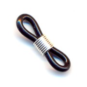 Enganches para gafas negro/plateado x4|raw }}