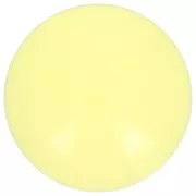 Cabujón acrílico opaco redondo 14 mm - Amarillo x1