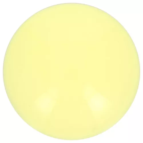 Cabujón acrílico opaco redondo 14 mm - Amarillo x1